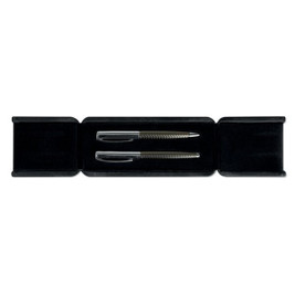 GiftRetail MO8217 - DERRICK Elegant Brass Twist Ball Pen and Roller Set in Box