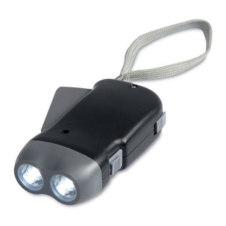 ROBIN Compact Dynamo LED Torch with Built-in Batteries - GiftRetail MO8235