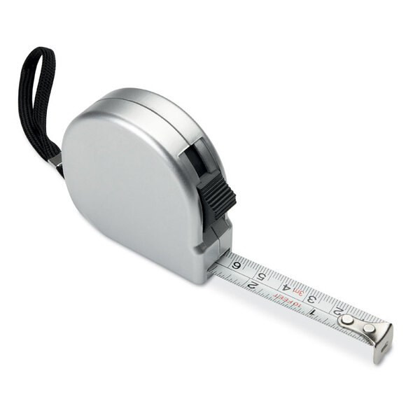 MELO Professional 2m Measuring Tape with Silver Case - GiftRetail MO8239