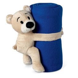GiftRetail MO8252 - MANTA Fleece deken met beer
