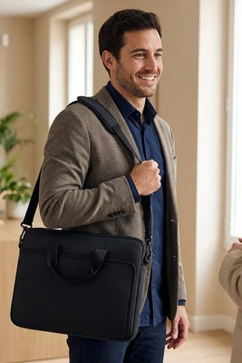 NEOLAP Neopreen Laptophoes met Handvat en Schouderriem - GiftRetail MO8331