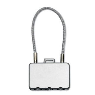 THREECODE Elegant Silver Combination Suitcase Lock - GiftRetail MO8354