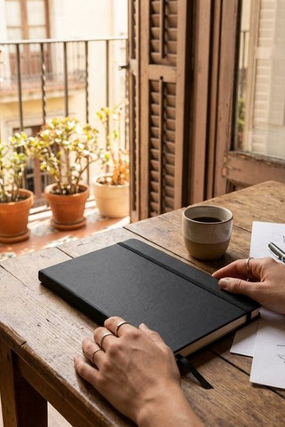 SQUARED DIN A5 Notizbuch - GiftRetail MO8360