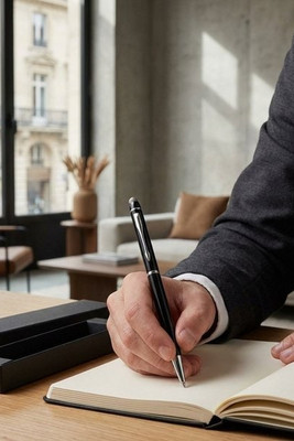 EDUAR Premium Aluminium Twist Stylus Pen with Paper Box - GiftRetail MO8476