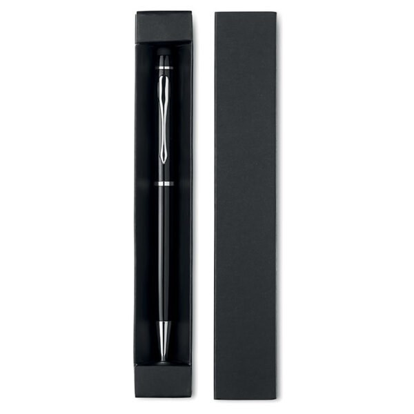 EDUAR Premium Aluminium Twist Stylus Pen with Paper Box - GiftRetail MO8476