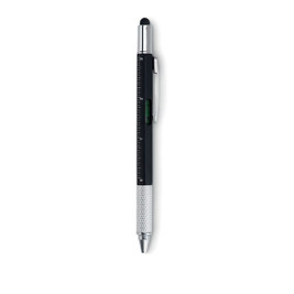 GiftRetail MO8679 - TOOLPEN Multifunctional Spirit Level Pen with Ruler and Screwdrivers