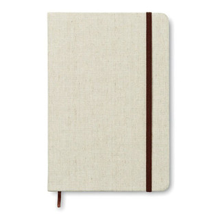 CANVAS Premium A5 Canvas Hardcover Notebook with Strap - GiftRetail MO8712