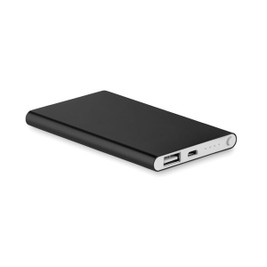 GiftRetail MO8735 - POWERFLAT Ultra Slim 4000 mAh Aluminum USB Power Bank