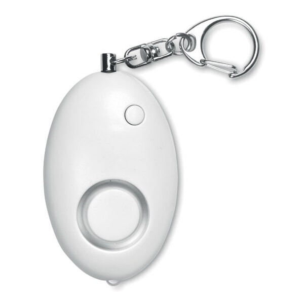 ALARMY Compact Personal Alarm with LED Light and Key Ring - GiftRetail MO8742
