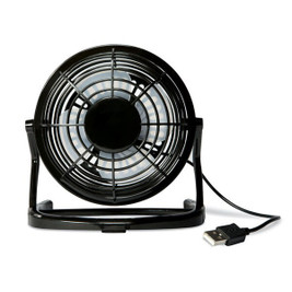 GiftRetail MO8763 - AIRY USB Compact USB Desk Fan with On/Off Switch