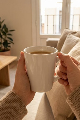 TAZA Keramik Kaffeebecher 180ml - GiftRetail MO8831