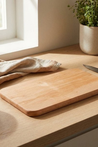 PETIT ELLWOOD Premium Alder Wood Small Cutting Board - GiftRetail MO8860