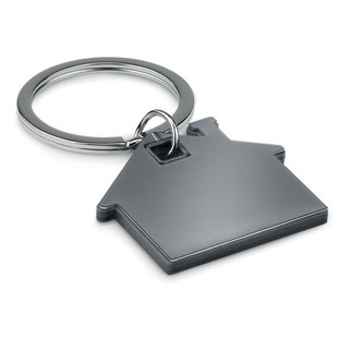 IMBA Durable House Shaped Stainless Steel Key Ring - GiftRetail MO8877