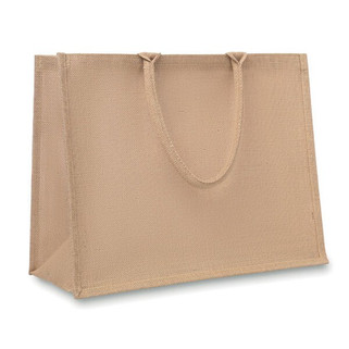 BRICK LANE Eco-Friendly Jute Shopping Bag with Cotton Padding - GiftRetail MO8965