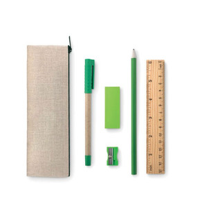 TEKINA Eco-Friendly 6 Piece Stationery Set with Case - GiftRetail MO9010