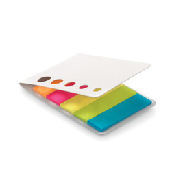 GiftRetail MO9036 - MEMOSTICKY Colorful Assorted Sticky Page Markers Pad