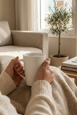 ROME Porzellan Kaffeebecher 250ml - GiftRetail MO9078