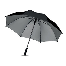 GiftRetail MO9093 - SWANSEA+ 27 Inch Auto Open Silver Coated Umbrella