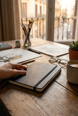 SOFTNOTE Carnet A5 en PU - GiftRetail MO9108