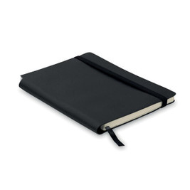 GiftRetail MO9108 - SOFTNOTE Eco-Friendly PU Leather A5 Notebook with Bookmark