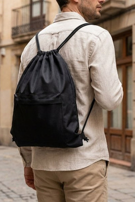 POCKET SHOOP Grand sac cordelette 210D - GiftRetail MO9177