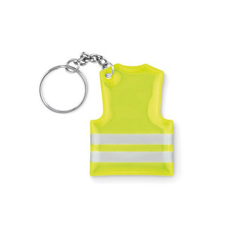 VISIBLE RING High-Visibility Reflective Vest Keychain Accessory - GiftRetail MO9199
