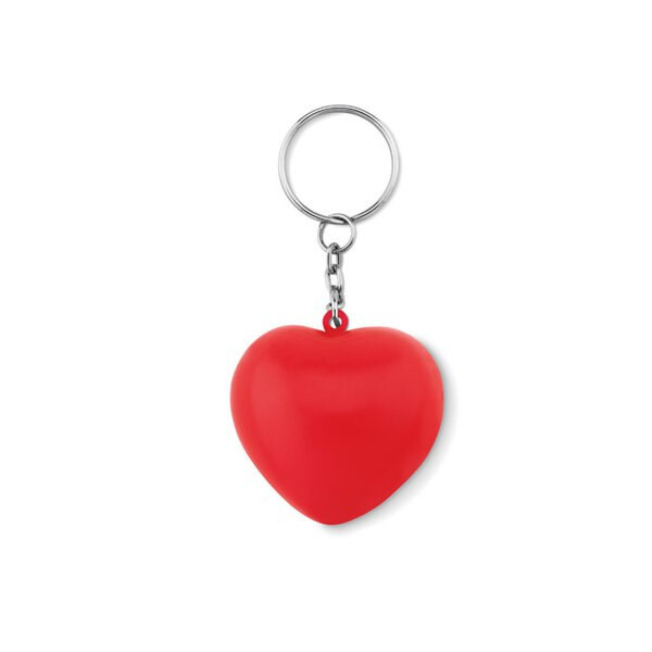LOVY RING Elegant PU Heart-Shaped Key Ring Accessory - GiftRetail MO9210