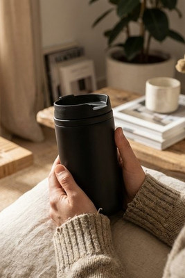 FALUN Elegantní Dvoustěnný Hrnek 250 ml Bez Úniku - GiftRetail MO9246