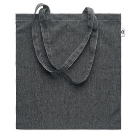 GiftRetail MO9424 - COTTONEL DUO Eco-Friendly Two-Tone Recycled Cotton Shopping Bag