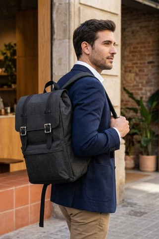 RIGA Sac à dos en polyester 600D - GiftRetail MO9439