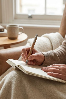 BERN BAMBOO Eco-Friendly Bamboo Ball Pen with Aluminium Accents - GiftRetail MO9482