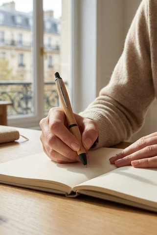 RIO BAMBOO Eco-Friendly Bamboo and ABS Push Button Ball Pen - GiftRetail MO9485