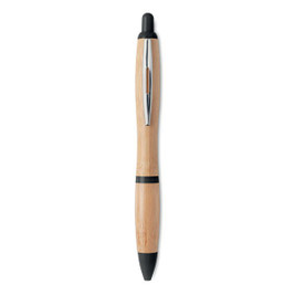 GiftRetail MO9485 - RIO BAMBOO Eco-Friendly Bamboo and ABS Push Button Ball Pen