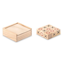 GiftRetail MO9493 - TIC TAC TOE Gioco del tris in legno TIC TAC TOE