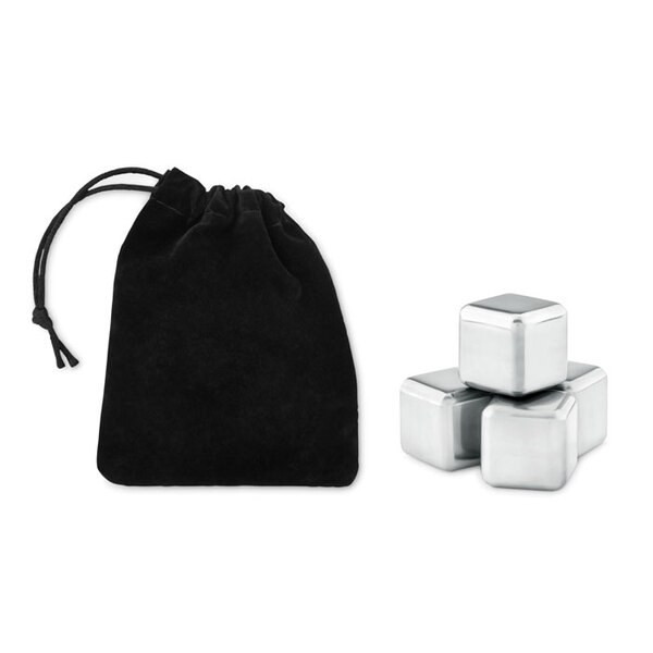 ICY Premium Reusable Stainless Steel Ice Cubes Set - GiftRetail MO9502