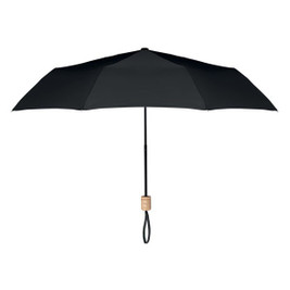 GiftRetail MO9604 - TRALEE Eco-Friendly 21 Inch Foldable Wooden Handle Umbrella