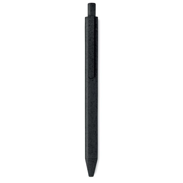 PECAS Eco-Friendly Wheat Straw and ABS Push Button Pen - GiftRetail MO9614
