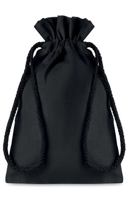 GiftRetail MO9729 - TASKE SMALL Eco-Friendly Organic Cotton Drawstring Bag