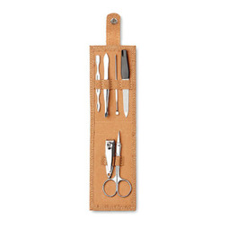 GiftRetail MO9798 - NAILKIT CORK Set manicure em cortiça
