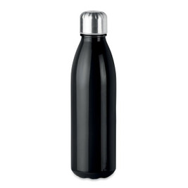 GiftRetail MO9800 - ASPEN GLASS Eco-Friendly 650ml Glass Bottle with Steel Lid