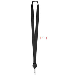 GiftRetail MO9852 - ZIP LANYARD Polyester Lanyard with Retractable Badge Holder