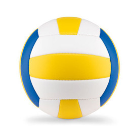 GiftRetail MO9854 - VOLLEY Durable Matt PVC Volleyball with Needle