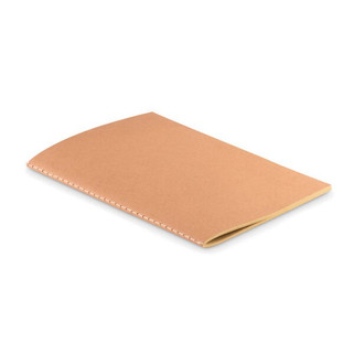 MID PAPER BOOK Eco-Friendly A5 Recycled Notebook with Plain Pages - GiftRetail MO9867