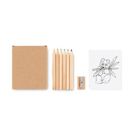 GiftRetail MO9873 - LITTLE VANGOGH Set de coloriage