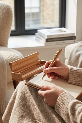 ETNA Eco-Friendly Bamboo Pen Gift Set with Box - GiftRetail MO9912