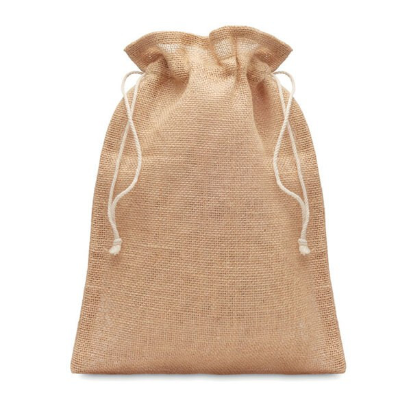 JUTE MEDIUM Sac cadeau moyen en jute - GiftRetail MO9929