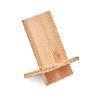 WHIPPY Eco-Friendly Bamboo Phone Stand for Home and Office - GiftRetail MO9944