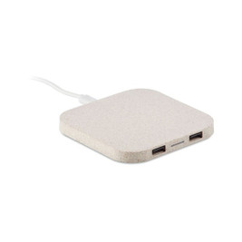 GiftRetail MO9997 - UNIPAD+ Hub charger wheat straw/ABS