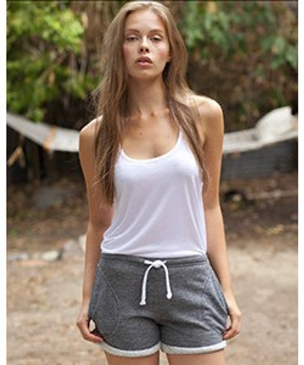 US Blanks US510 - Ladies Sheer Cropped Racer Tank