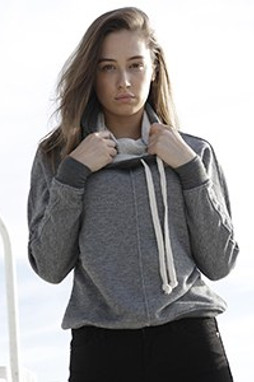 US Blanks US897 - Unisex French Terry Snorkel Pullover Sweatshirt